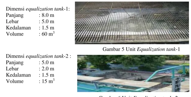 Gambar 5 Unit Equalization tank-1 