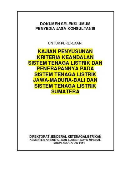 SYARAT-SYARAT UMUM KONTRAK (SSUK) - SURAT PERINTAH KERJA (SPK)