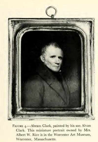 Figure 4. — Abram Clark, painted by his son Alvan