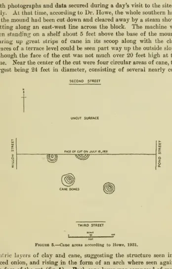 Figure 5. — Cane areas according to Howe, 1931.