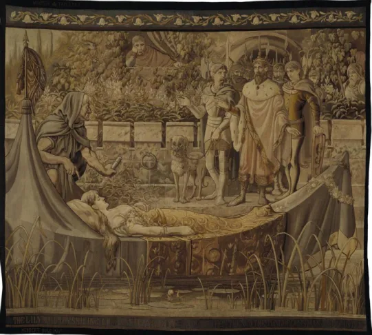 Fig. 4. Herbert Bone/RWTM. The Idylls of the King: the Lily Maid of Astolat, ca. 1880.