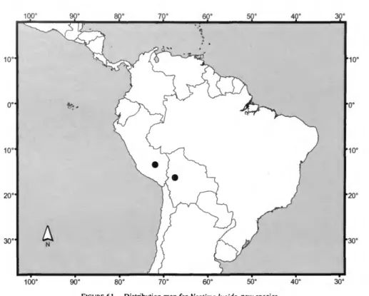 FIGURE 61.—Distribution map for Nostima lucida. new species.
