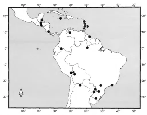 FIGURE 114.—Distribution map for Nostima spilogaster Cresson.
