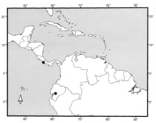 FIGURE 138.—Distribution map for Nostima ypsilona, new species.