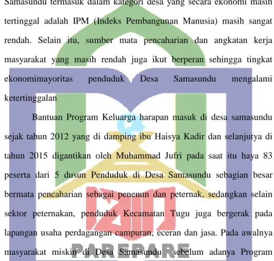 Tabel 01 jumlah Penerima Manfaat PKH 