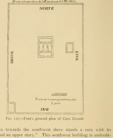 Fig. 117. — Font's ground plan of Casa Grande