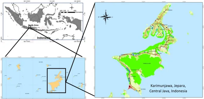 Figure 1. Study Area and Location of Karimunjawa 