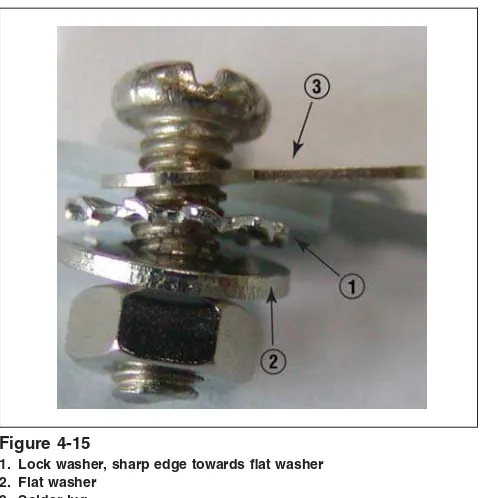 Figure 4-141. Lock washer, sharp edge showing towards ﬂat washer