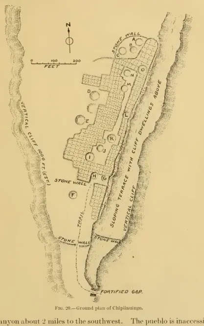 Fig. 20.— Ground plan of Chipiinuinge.