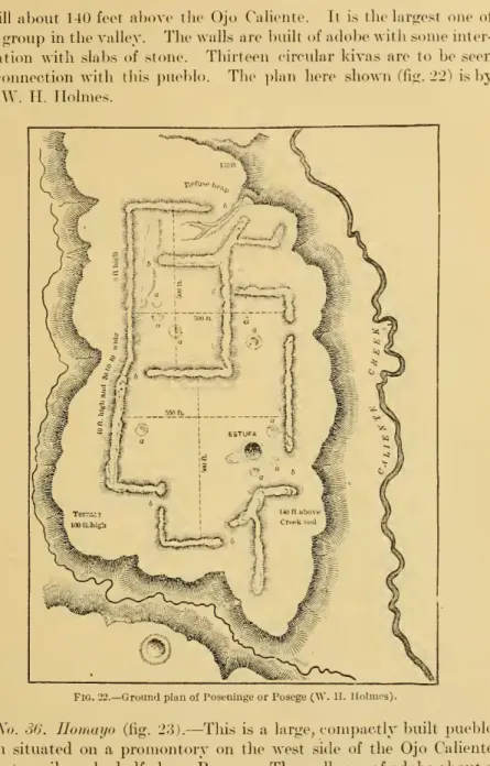 Fig. 22.— Ground plan of Posouiuge or Posege (W. U. Holmes).