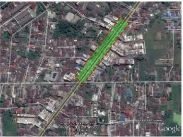 Gambar 4.7 Peta Jalan Setiabudi (Sumber: Google Earth)