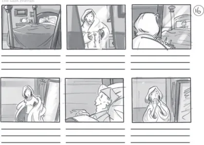 Figure 2 Storyboard from  The Little Extras