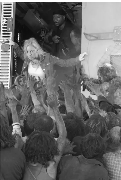 Figure 3.2 Ana at the centre of the action in Dawn of the Dead.