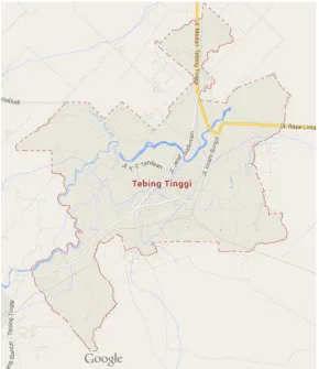 Gambar 4.1 Peta Kota Tebing Tinggi
