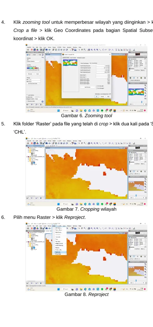 Gambar 6. Zooming tool  
