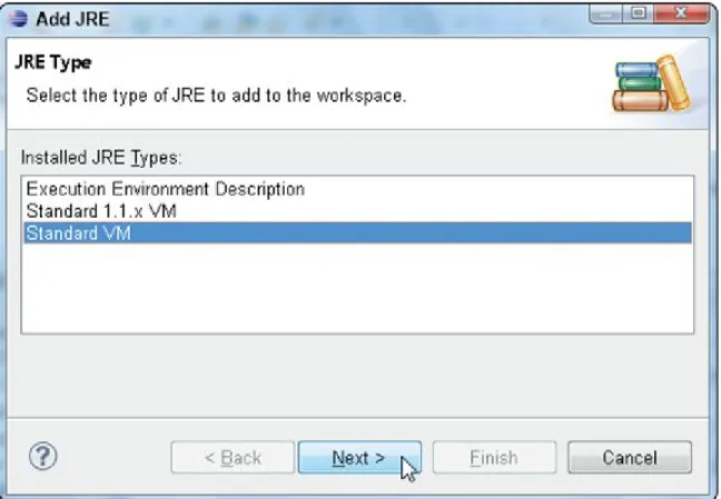 FIGURE 2-14: The JRE Type dialog.