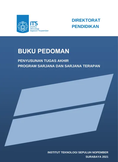 DRAFT PEDOMAN PENYUSUNAN TUGAS AKHIR 2021