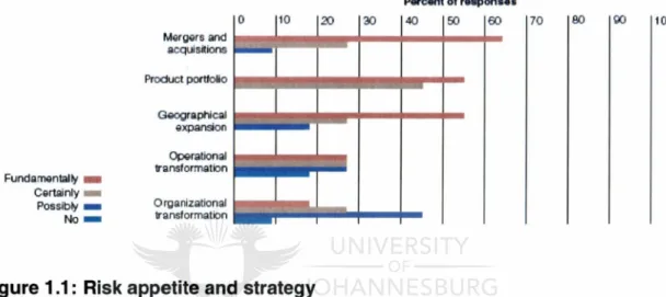Figure 1.1: Risk appetite and strategy