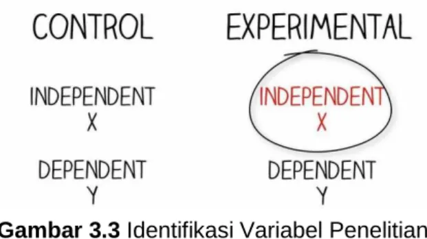 Gambar 3.3 Identifikasi Variabel Penelitian 
