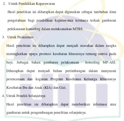 gambaran untuk pengembangan penelitian selanjutnya. 