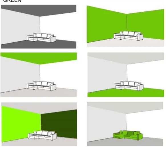 Figure 16: Examples of experimenting with purple 