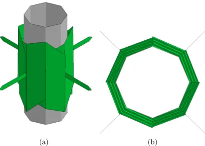 Figure 3.26: LS-Dyna model of the GP92 crease pattern when starting from an initially folded configuration