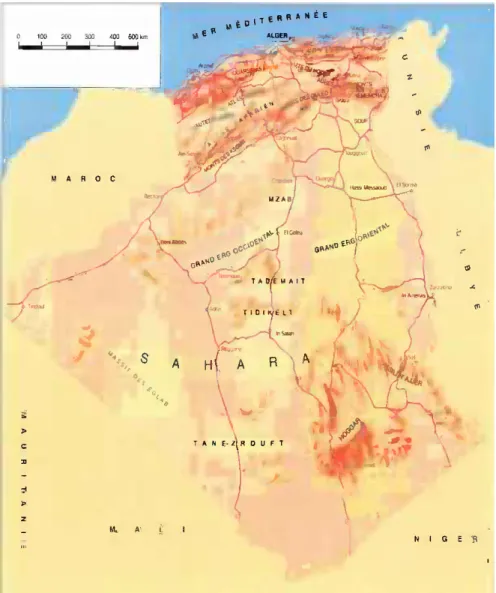 Fig. 6.3 Natural boundaries of algiers and morphological zones http://www.