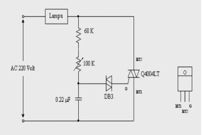 Gambar 6. Rangkaian dimmer. 