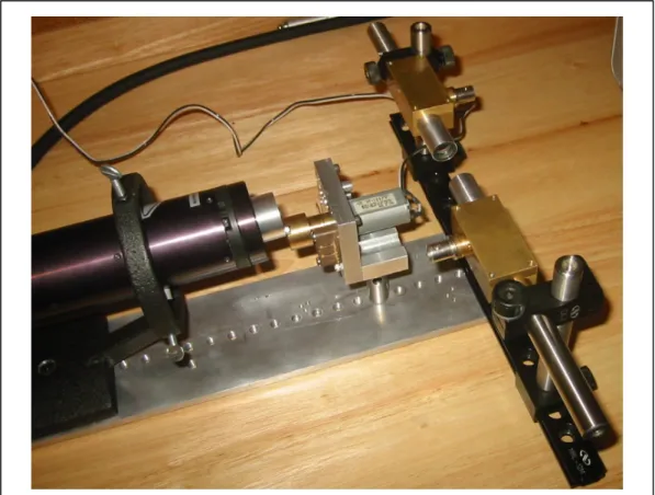 Fig. 27 - The prototype Raman spectral hydration measurement system is shown. Two photodiode 