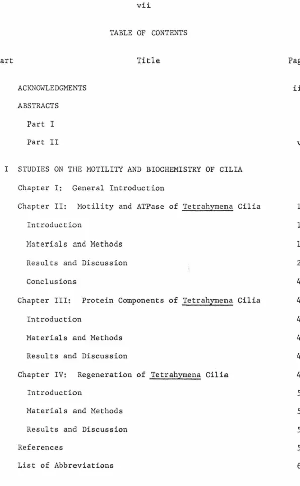 TABLE  OF  CONTENTS 