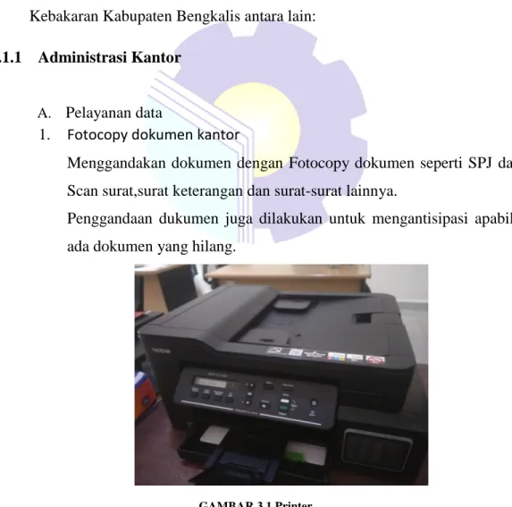 GAMBAR 3.1 Printer 