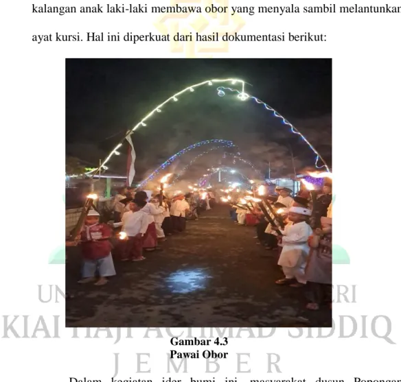 Gambar 4.3   Pawai Obor 