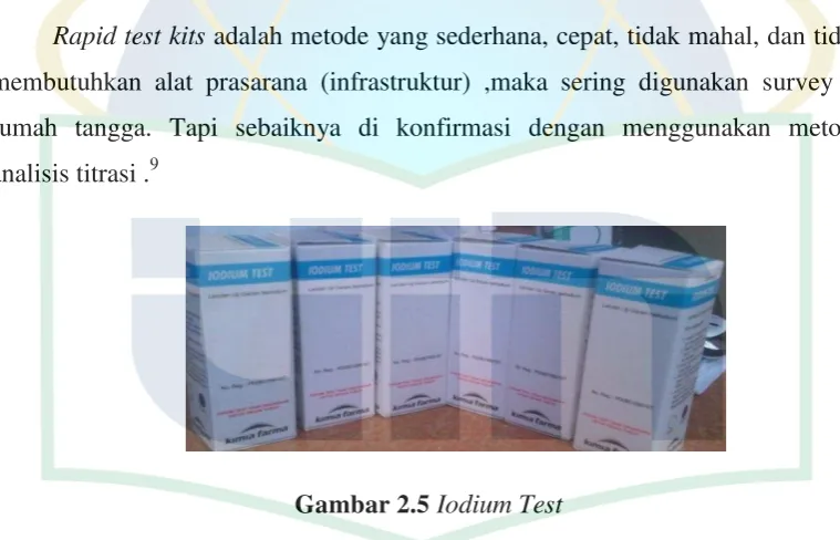 Gambar 2.5 Iodium Test 