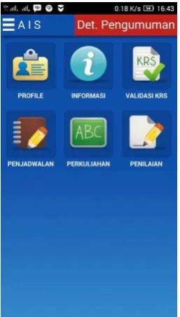 Gambar 5 Interface Dosen 