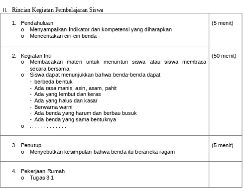 Gambar atau benda sesungguhnya.