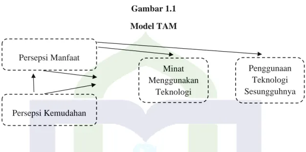 Gambar 1.1   Model TAM 