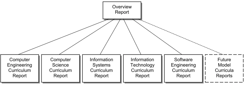 Figure 1.1:  Computing curricula reports 