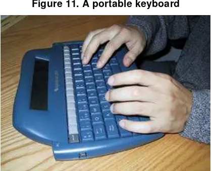 Figure 11. A portable keyboard 