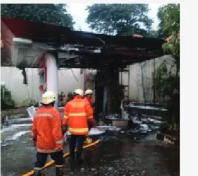 Gambar 5. Kebakaran SPBU di Jalan Raya Penggilingan  Cakung, Jakarta Timu