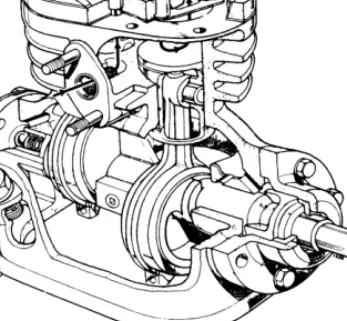 Figure 4.5 Multicylinder compressor (Courtesy of APV Baker Ltd (Hall Division))