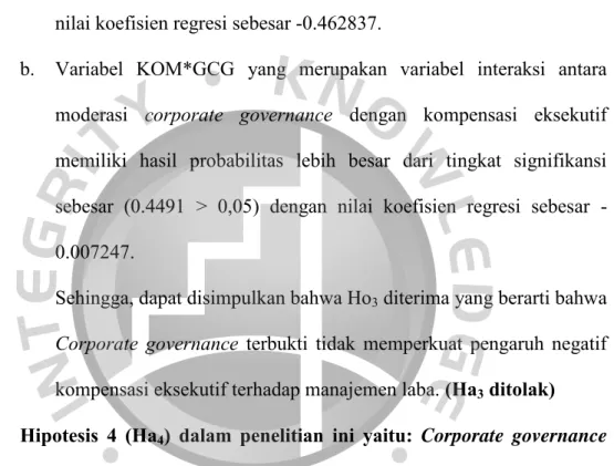 Tabel 4.14 menunjukkan bahwa: 