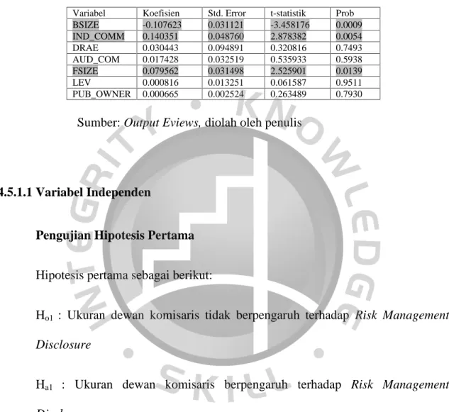 Tabel 4.10 Hasil Uji T