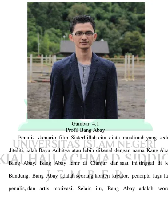 Gambar  4.1  Profil Bang Abay 