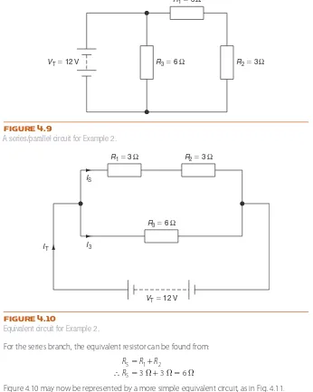 Figure 4.10 may now be represented by a more simple equivalent circuit, as in Fig. 4.11.