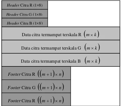 Gambar 3.6  Format data yang disimpan ke berkas  