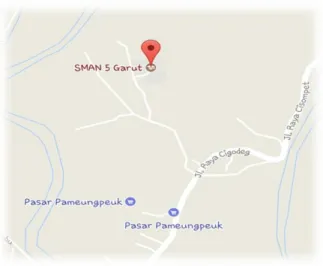 Gambar 4.1   Peta SMAN 5 Garut 