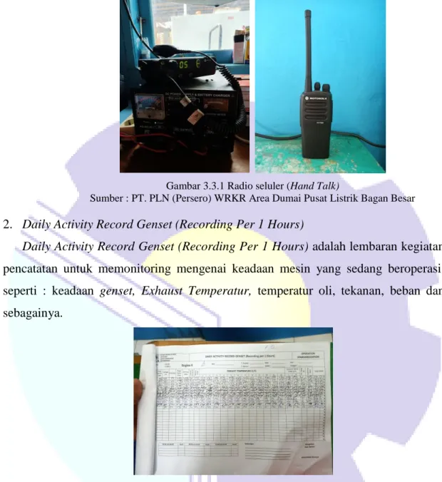 Gambar 3.3.1 Radio seluler (Hand Talk) 