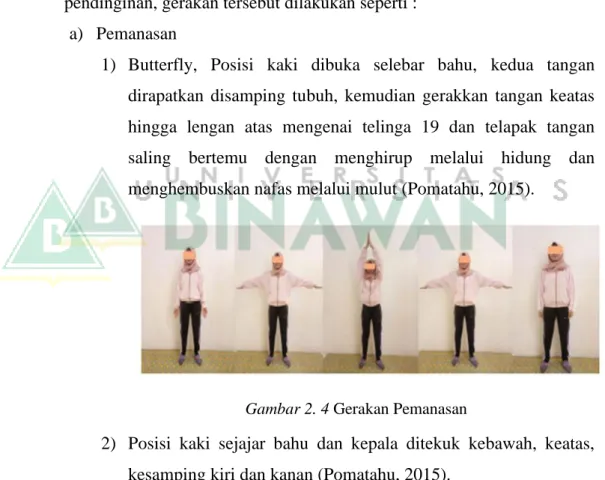 Gambar 2. 4 Gerakan Pemanasan
