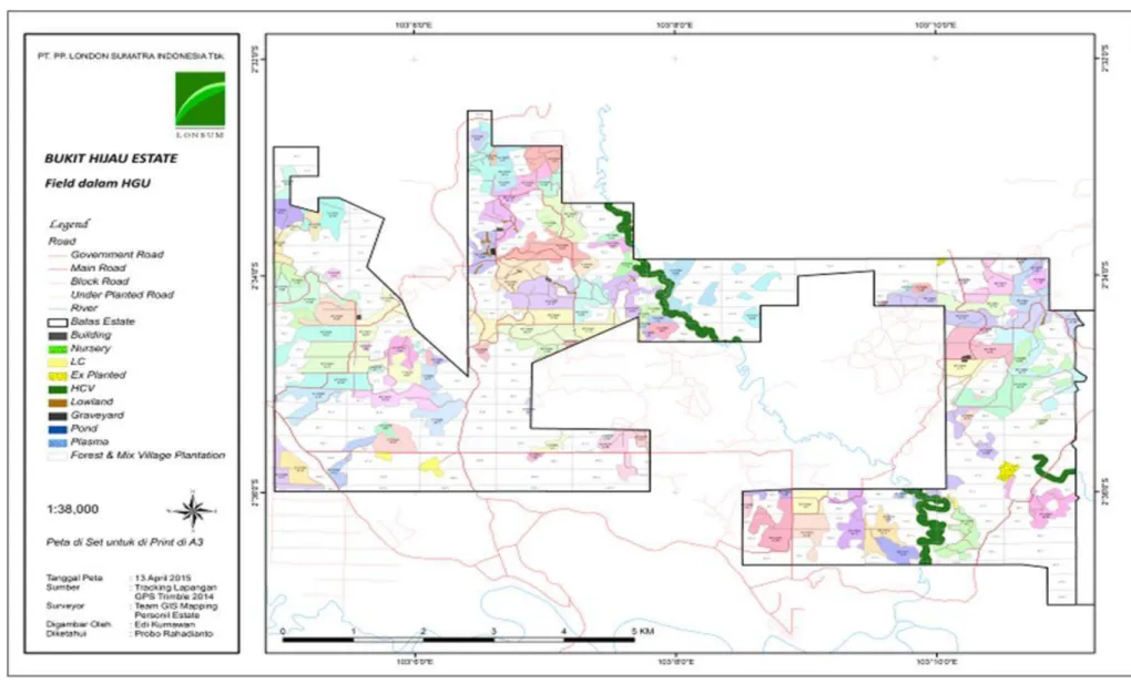 Figure 4. Operational Map of BUKIT HIJAU ESTATE 