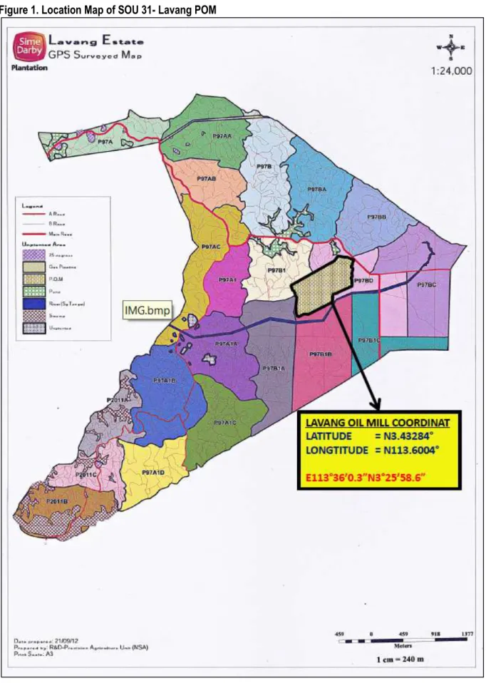 Figure 1. Location Map of SOU 31- Lavang POM 
